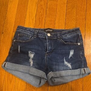 Hocaies Blue Denim Shorts